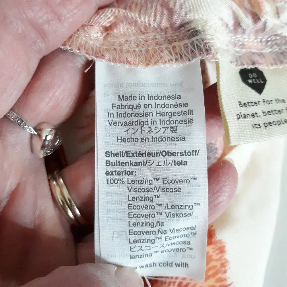 Madewell Twiggy Floral Print Wap Blouse Sash Tie - Picture 9 of 9